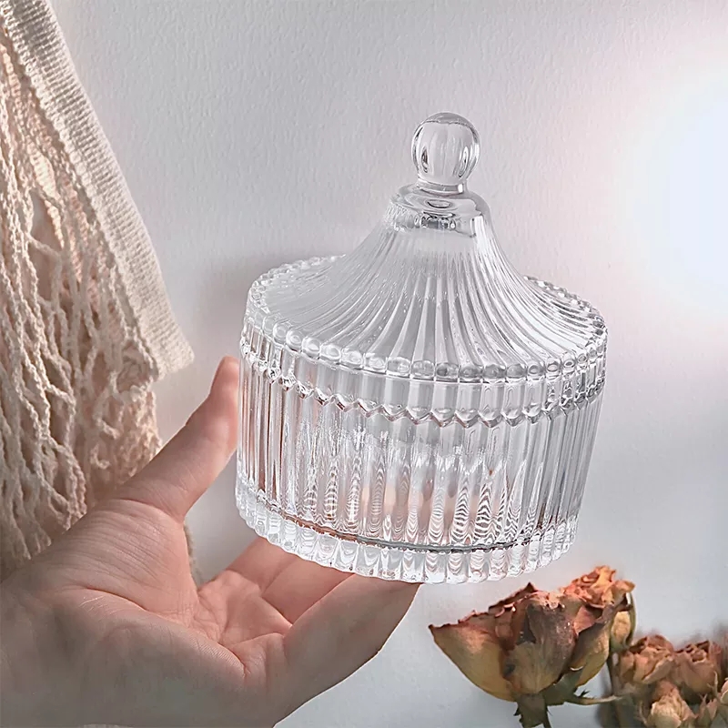 pack de 6 bonbonniére de verre