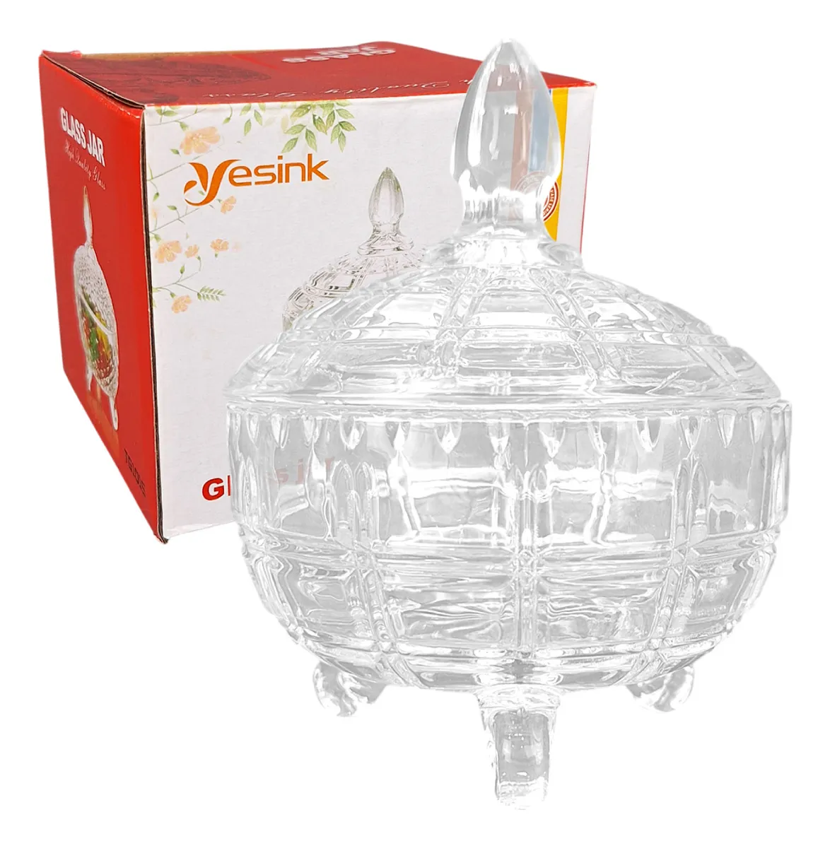 Pack de 6 Porte-bonbonnières en verre