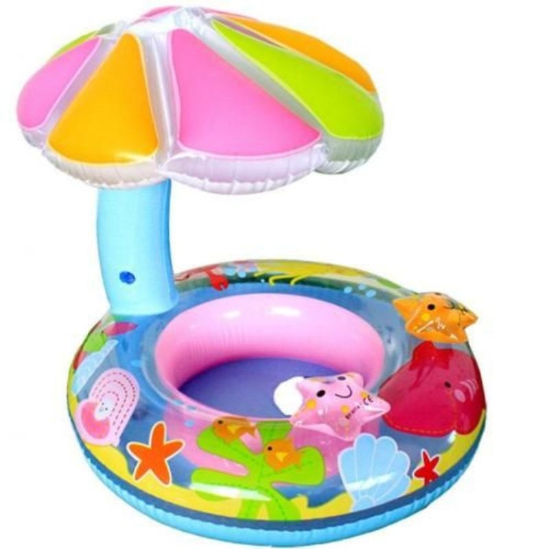 Bouée Gonflable Pour Enfant Avec Pare Soleil