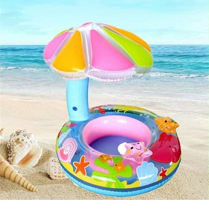Bouée Gonflable Pour Enfant Avec Pare Soleil