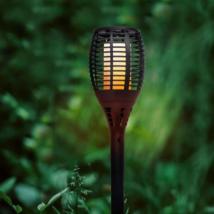 Lampes à flamme solaire pour jardin Lanterne LED Torche