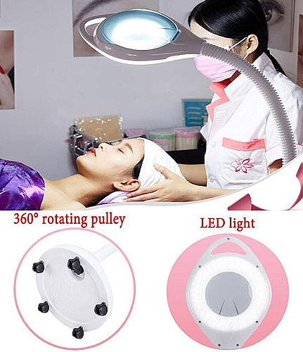 Lampe loupe sur pied