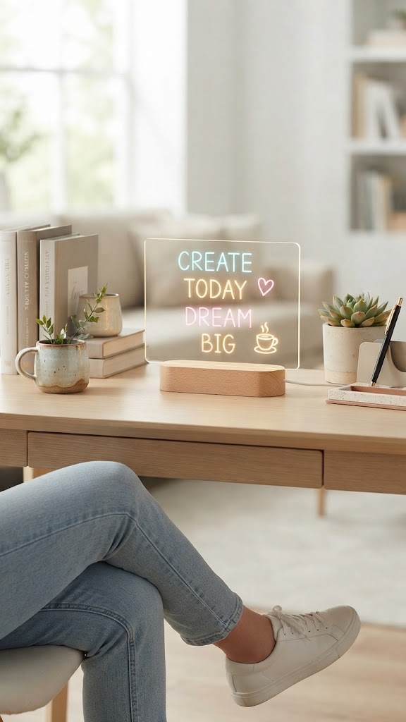 Veilleuse décorative et panneau mémo lumineux 1 Veilleuse décorative panneau Tunisie - Veilleuse décorative et panneau mémo lumineux