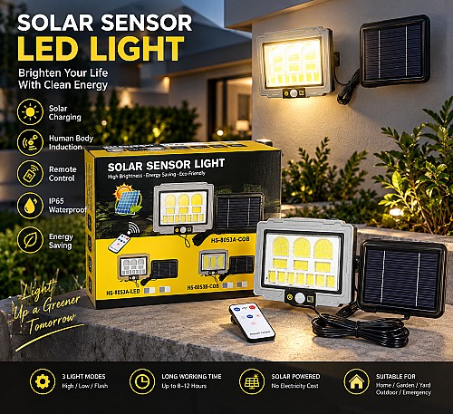 Projecteur solaire LED