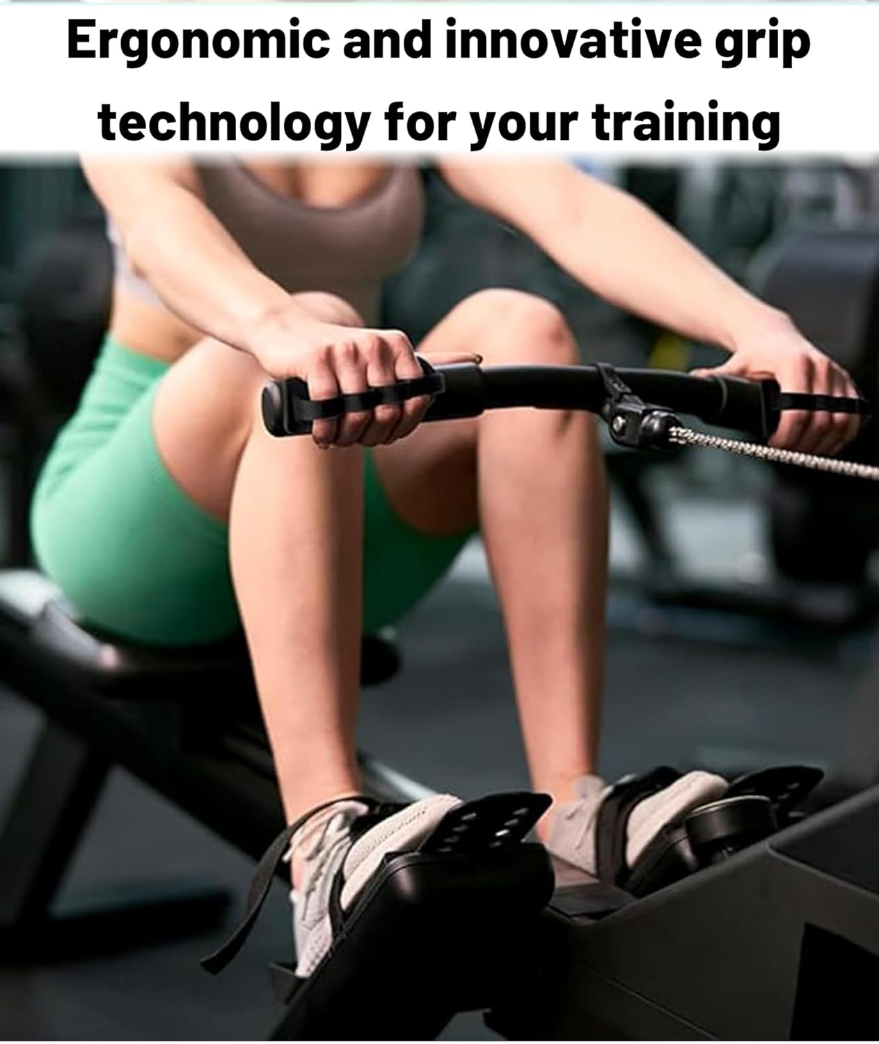 Lot de 2 poignées de musculation avec boîte de rangement