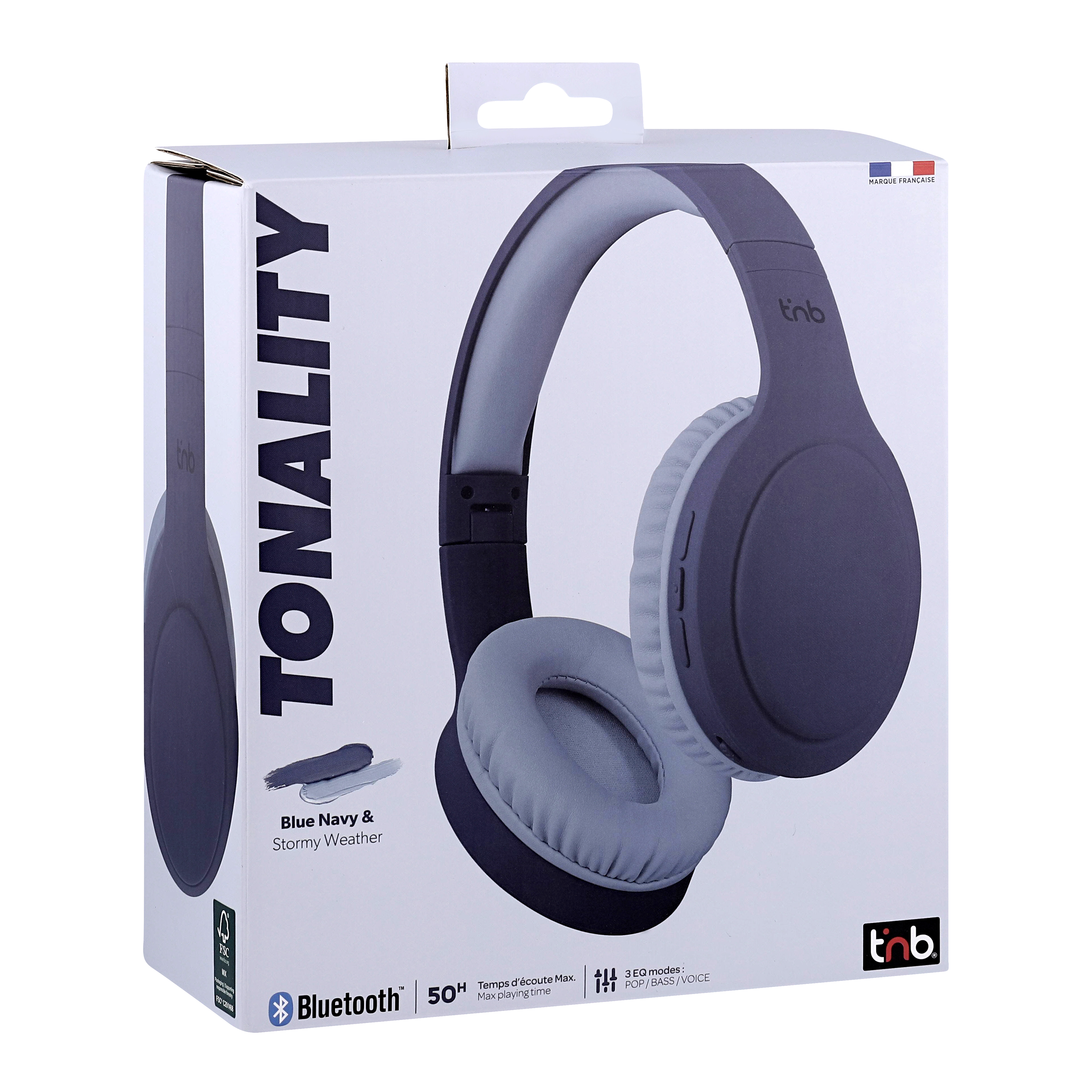 Casque Bluetooth Circum-Aural TONALITY – 50H Autonomie