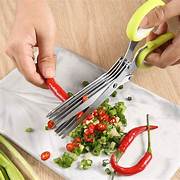 Muti-Layers Kitchen Scissors Onion Scissors Stainless Steel Vegetable