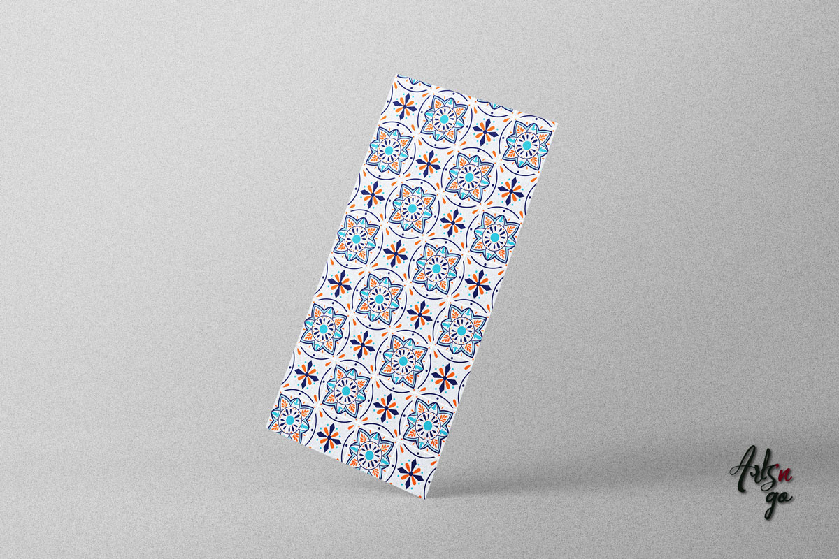 Carreaux de ciment autocollant tradition