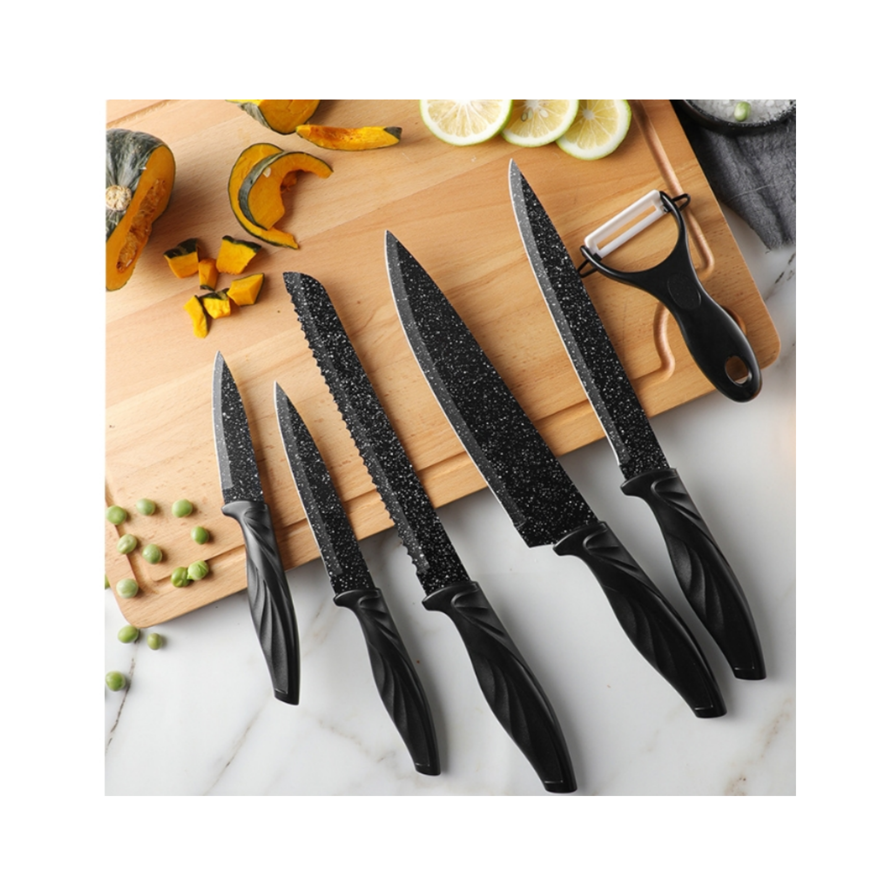 Ensemble de couteaux de cuisine polyvalents