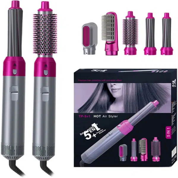 Brosse de sèche-cheveux 5en1