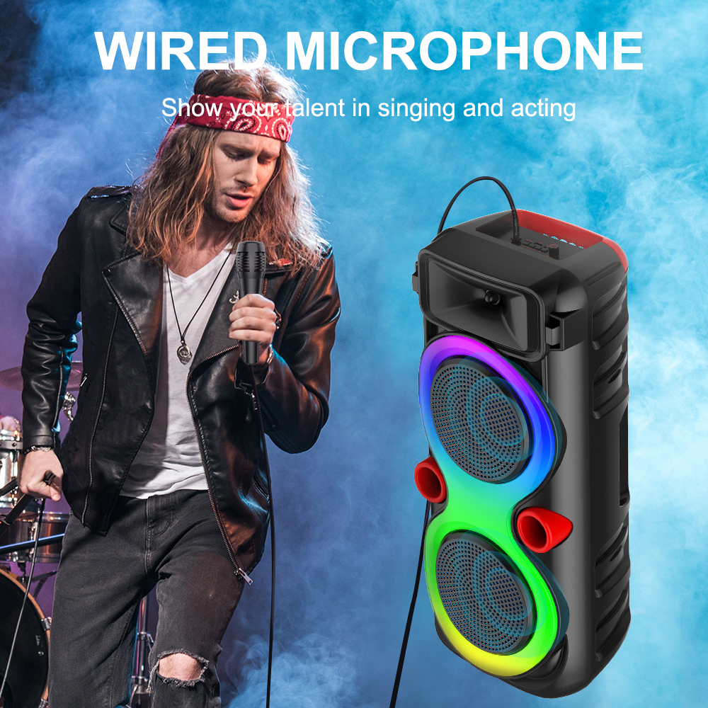 Portable KTV Karaoké Haut-Parleur Bluetooths