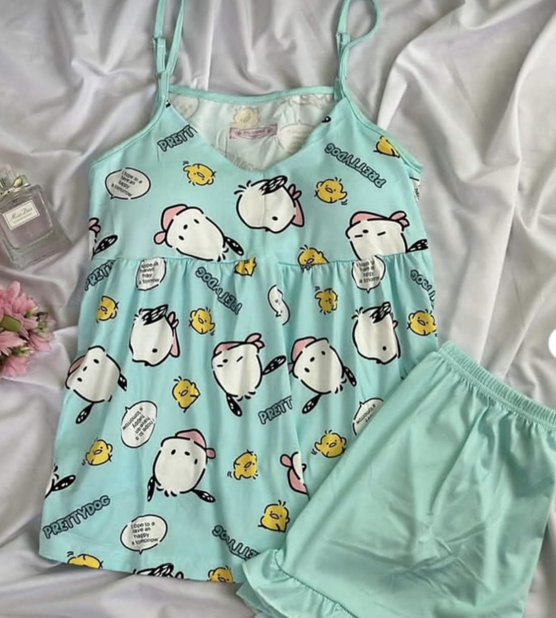 Pyjama Été Femme 2 Pièces – Douceur & Confort Kawaii