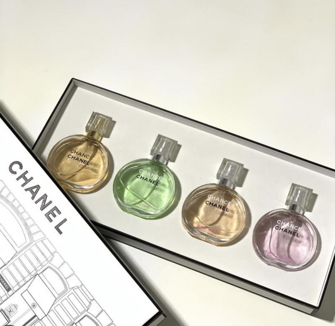 طقم عطور شانيل شانس الرباعي