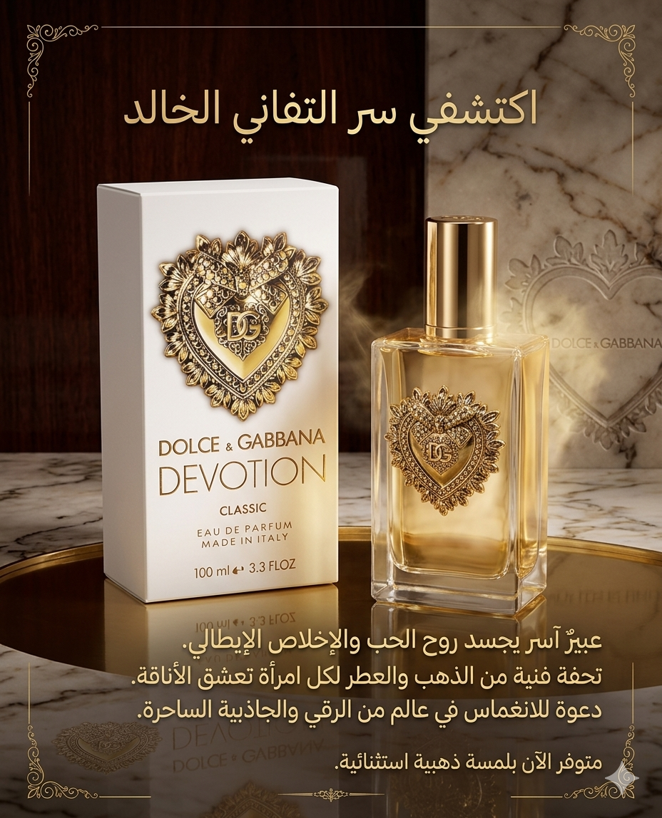 عطر دولتشي آند غابانا ديفوشن كلاسيكي للنساء 100 مل