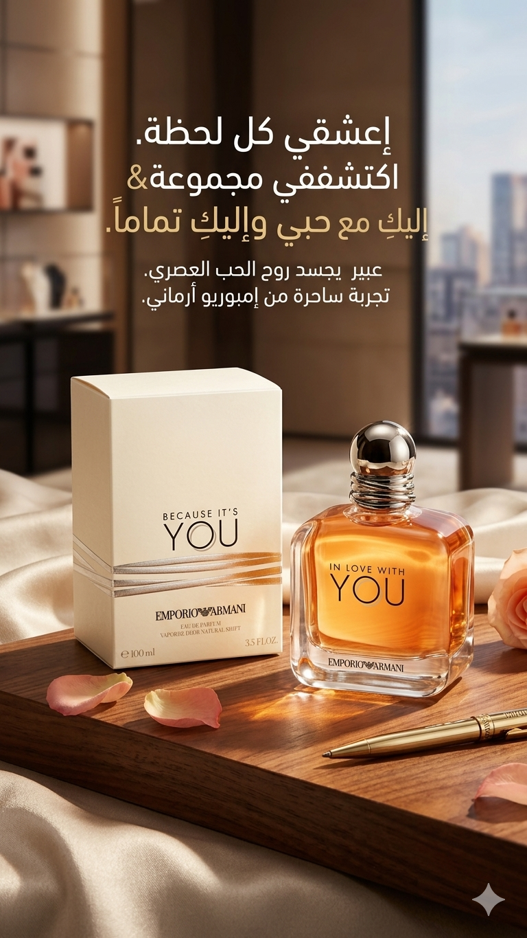 عطر إمبوريو أرماني- إن لوف ويث يو/ بيكوز إتز يو100مل