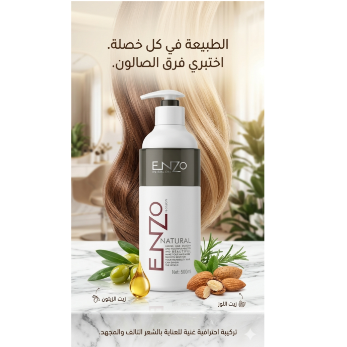 ENZO IN-SALON NATURAL Protéine 500 ml