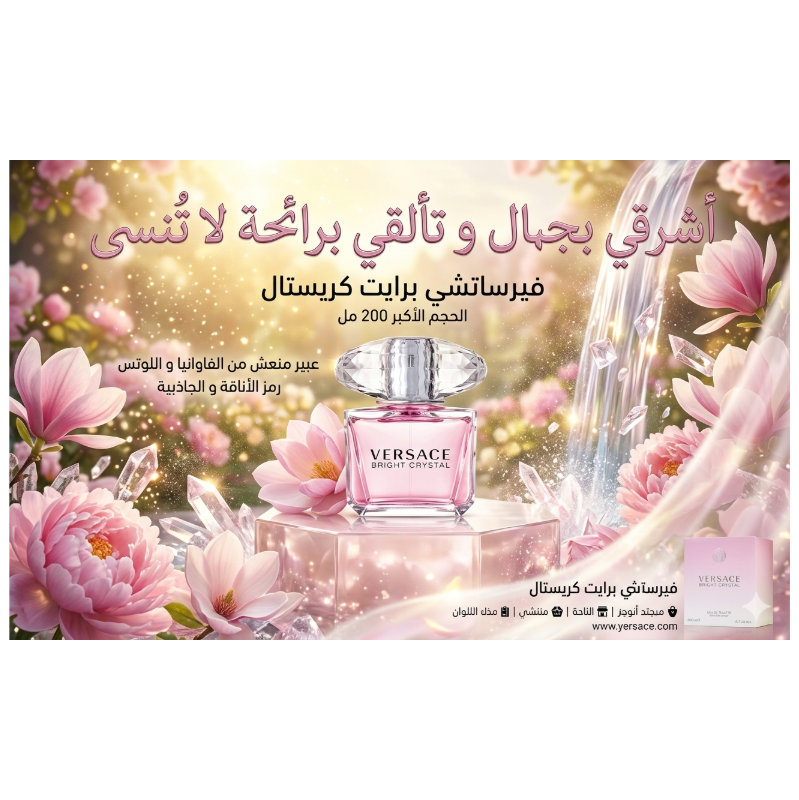 فيرساتشي برايت كريستال (Versace Bright Crystal)200 مل
