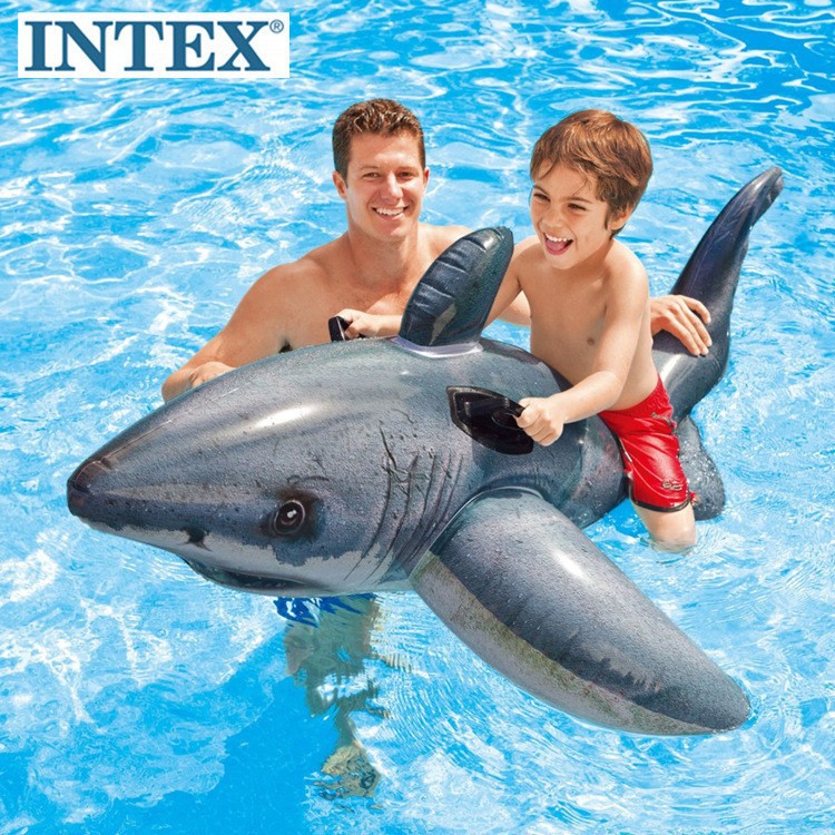 Flotteur Gonflable Requin Géant INTEX