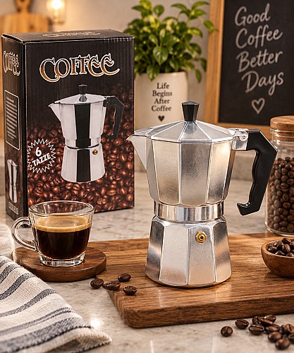 Cafetière italienne Moka 6 tasses