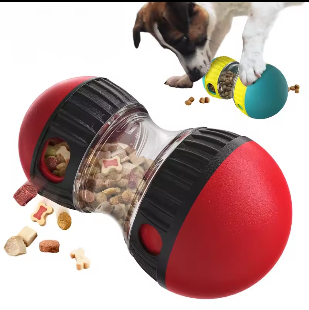 Jouet interactif pour chien – Distributeur de croquettes réglable