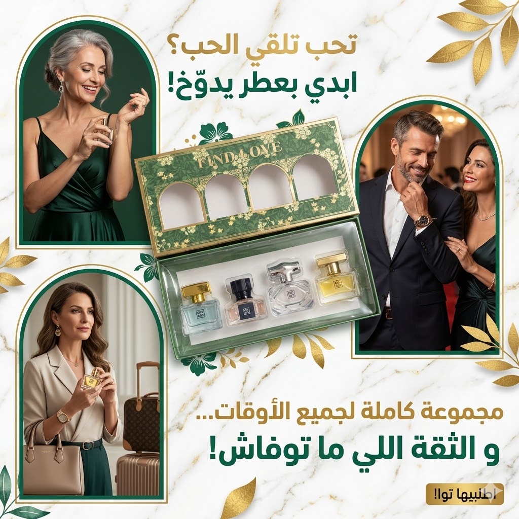 طقم عطور "فايند لوف" (find love )