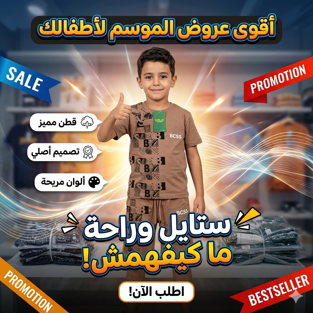 ensemble pour enfants, composé d'un t-shirt et d'un short assortis