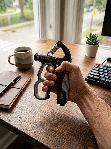 hand grip réglable avec compteur