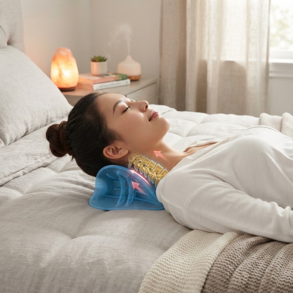 Oreiller Cervical Massage Tunisie - Détail 1 Kadowet