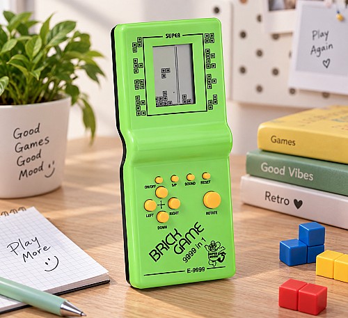console de jeux vidéo portable de type Brick Game