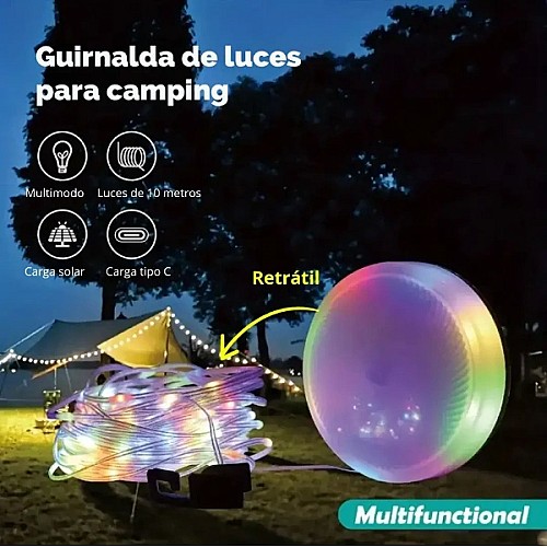 Lampe De 10m Avec Guirlande De Six LED