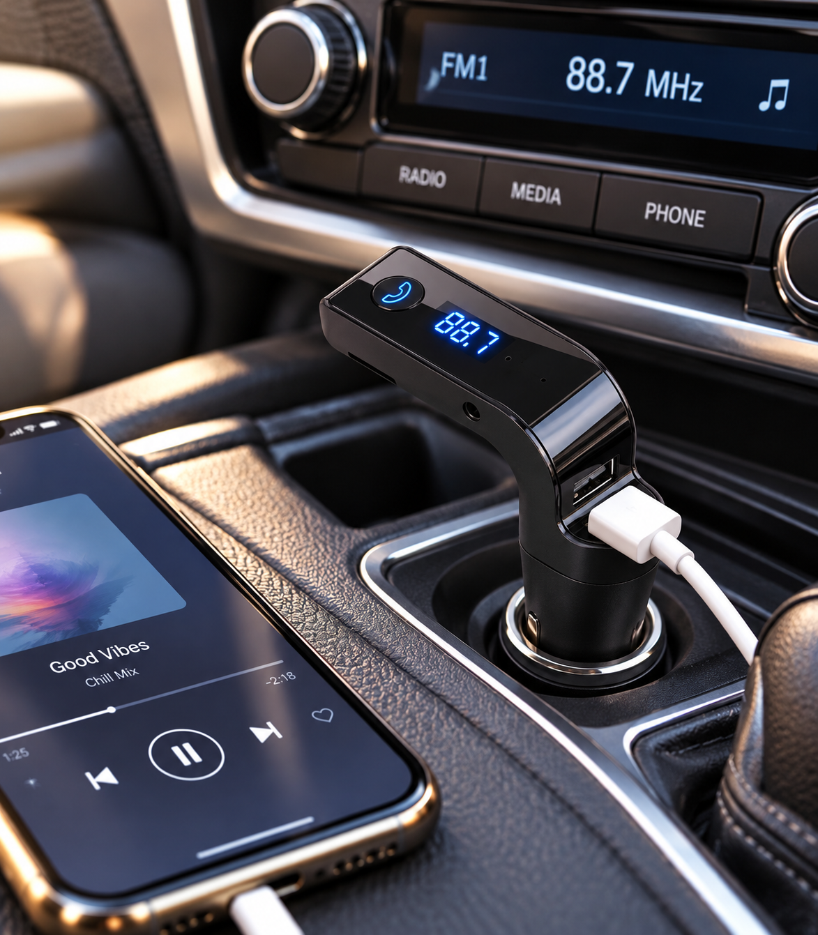 Transmetteur FM bluetooth