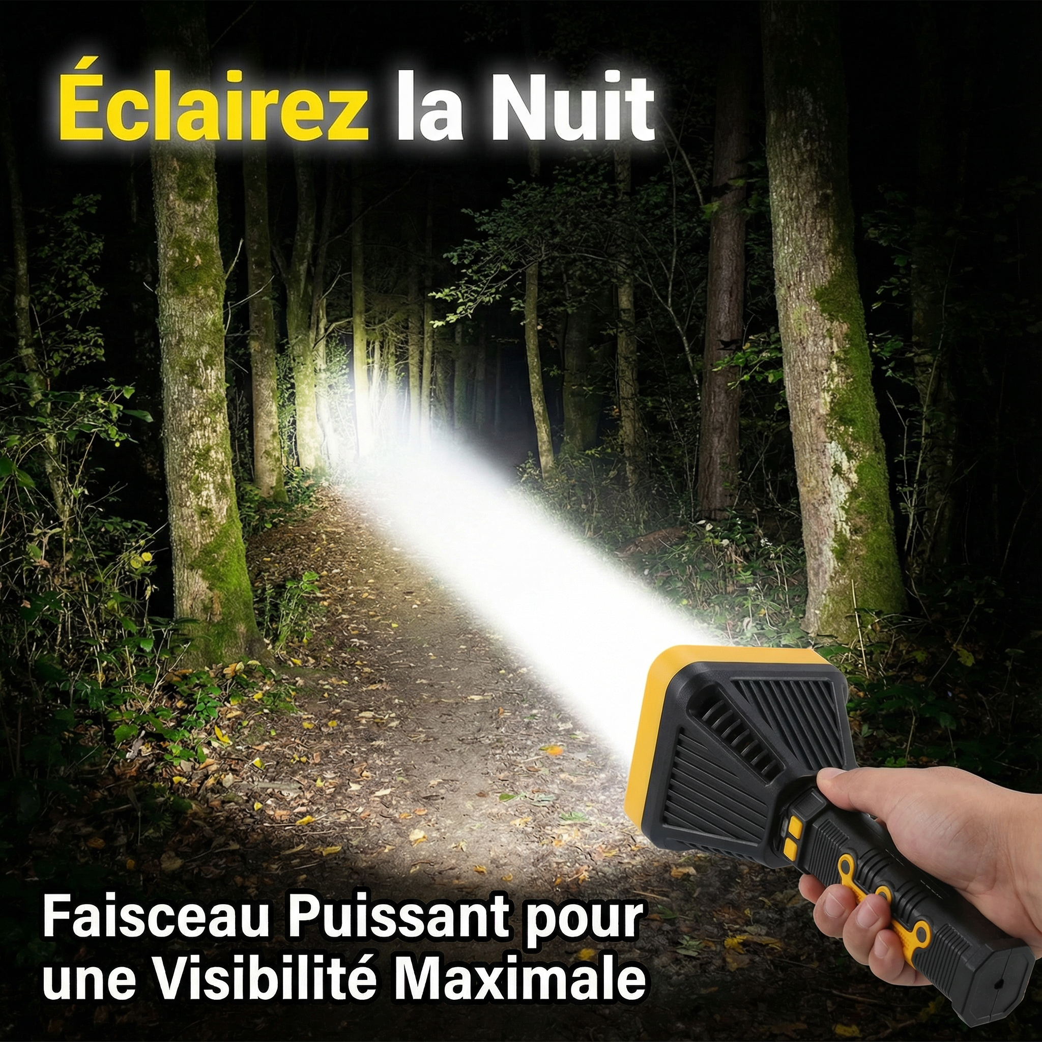 مصباح يدوي للتخييم