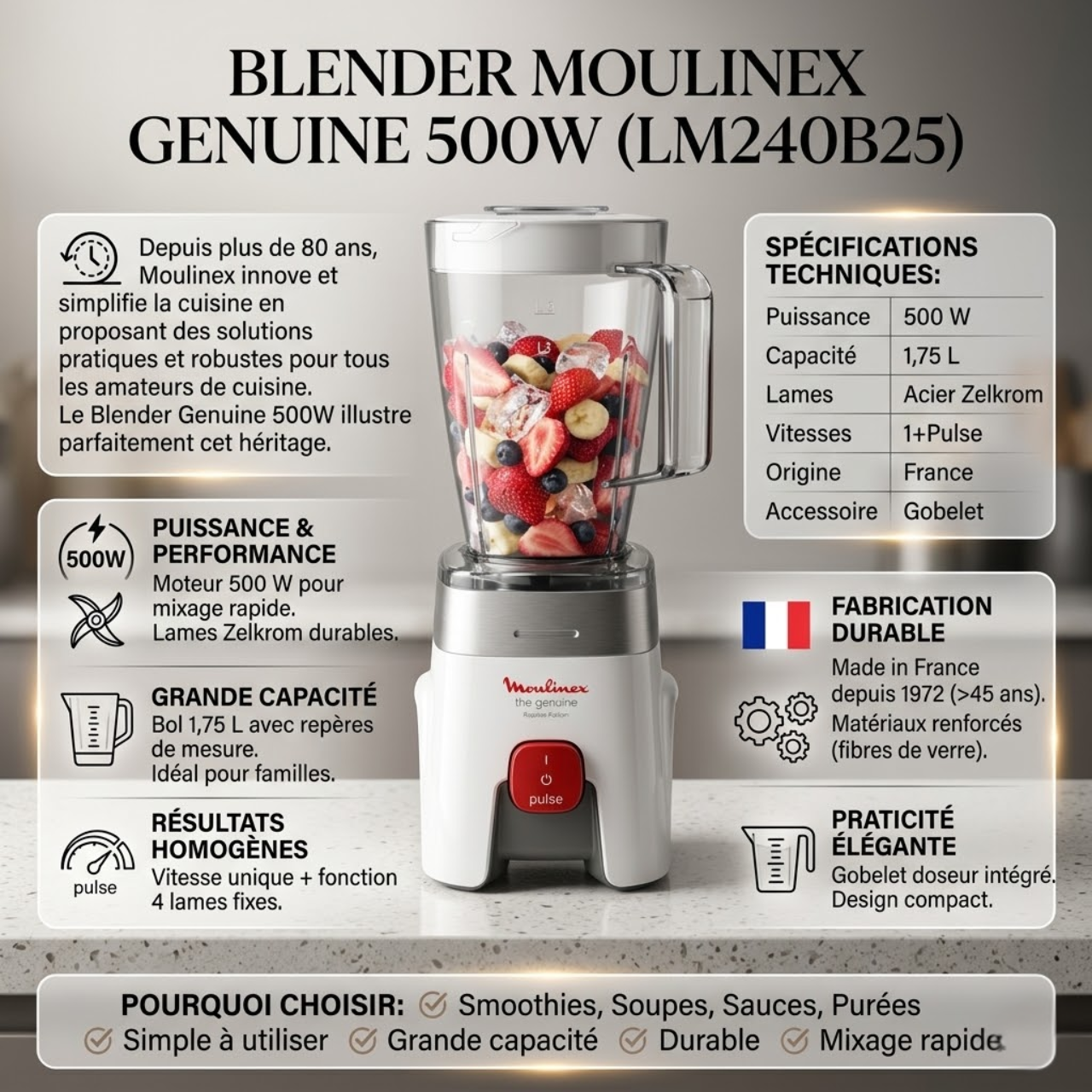 Blender Genuine 500W