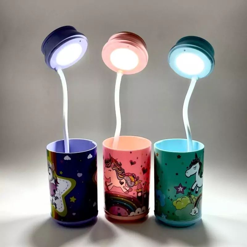Lampe de lecture porte-crayons fantaisie