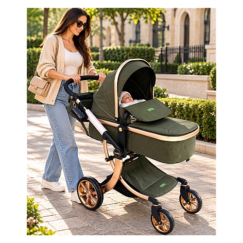 Poussette Bébé Kidilo avec Nacelle Confortable