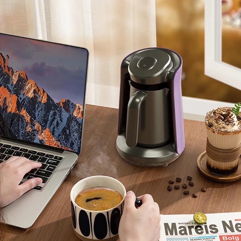 Silver Crest - Turkish Coffee Pot Kettle Intelligent Thermal Insulation Temperature Control Washing Electric