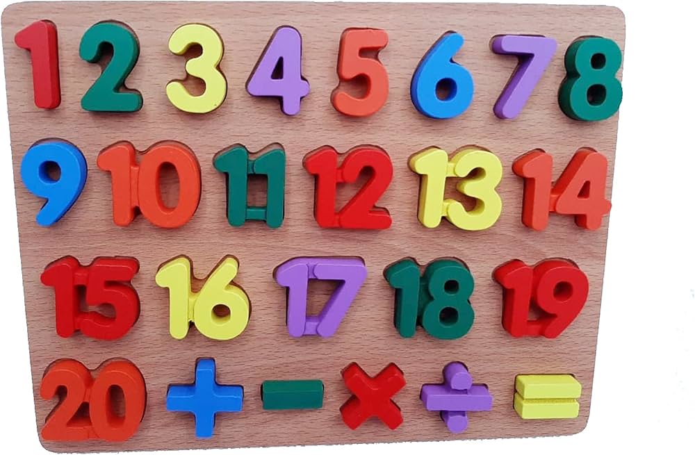 Puzzle éducatif numéro