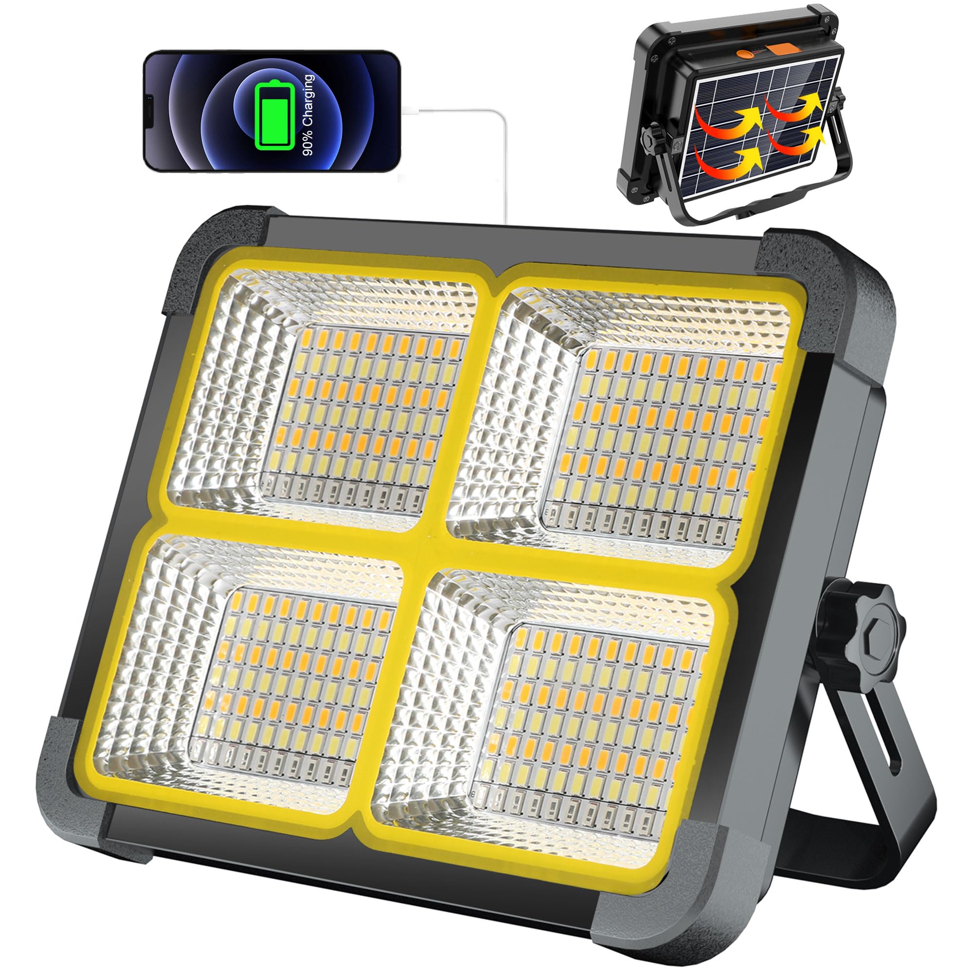 Projecteur solaire portable