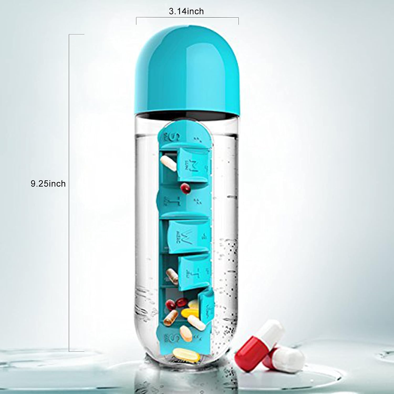 bouteille 2-en-1 portable