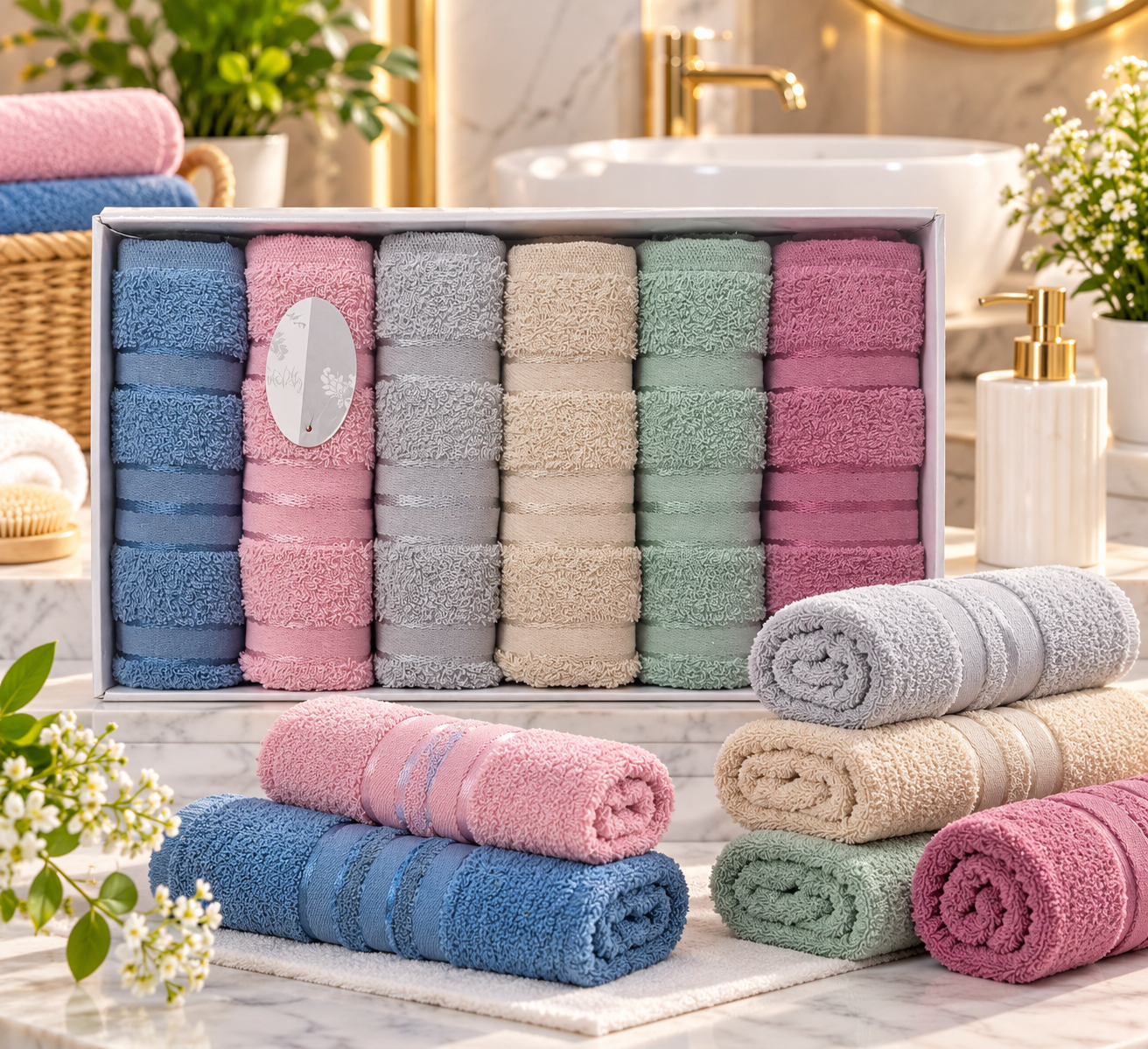 Coffret de 6 Serviettes