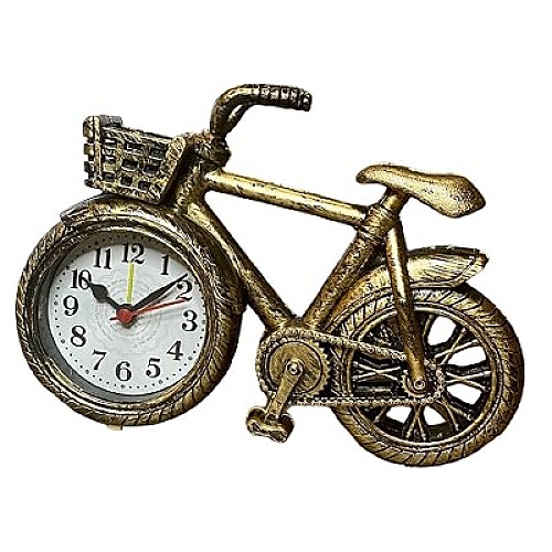 Réveil décoratif en forme de vélo vintage