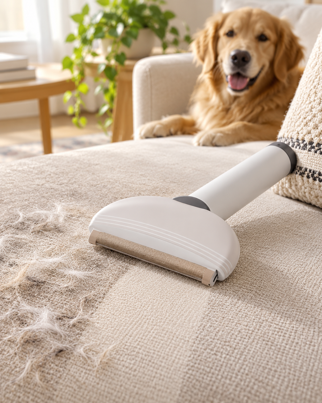 Brosse Anti-Poils & Anti-Peluches 2 en 1 Réutilisable pour Vêtements et Canapés 1 Brosse Anti-Poils & Anti-Peluches 2 en 1 Réutilisable pour Vêtements et Canapés