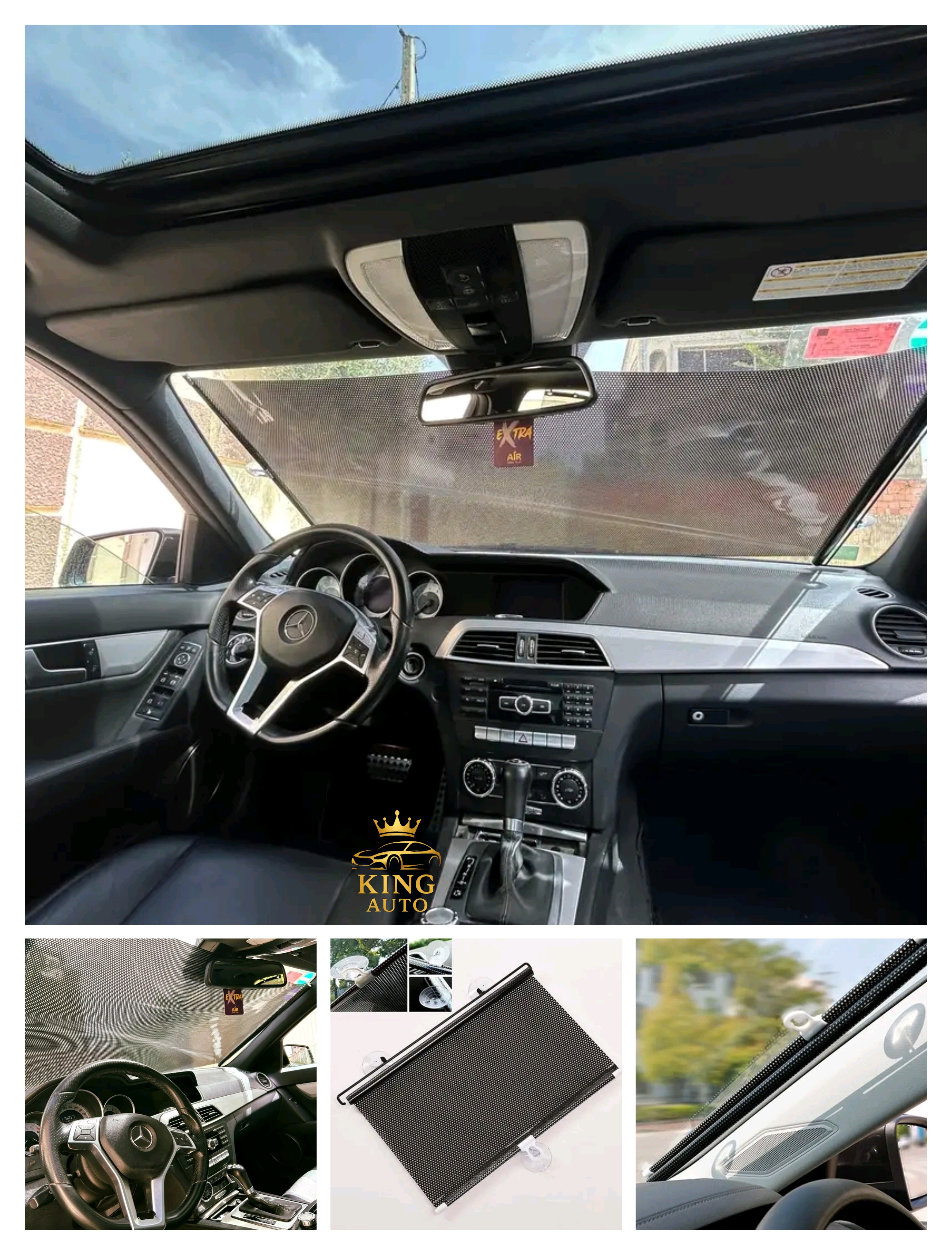 Rideaux Réglables Pare-Soleil pour Voiture 125 × 50 cm