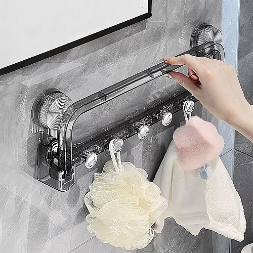Support De Rangement à Ventouse En Plastique Pratique