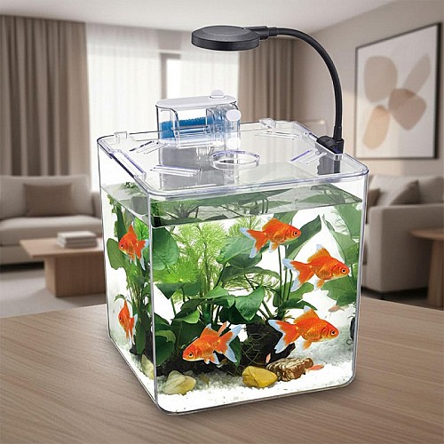Aquarium NUBIOS De Bureau Pour Betta Format Carrré