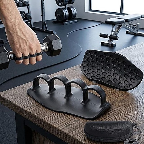 Lot De 2 Poignées De Musculation Antidérapantes En Caoutchouc