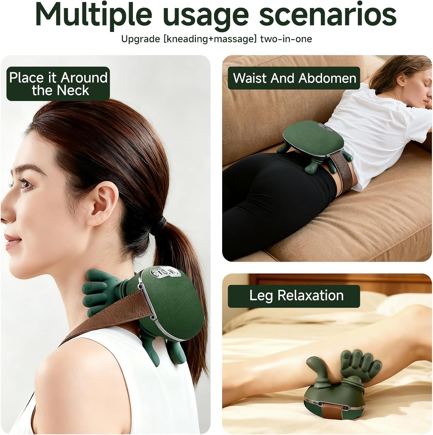 Masseur Électrique pour le Cou et les Épaules – Chauffant & Rechargeable