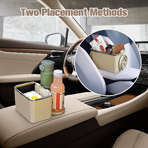 boîte de rangement multifonctionnelle pour accoudoir de voiture
