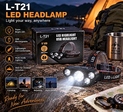 Lampe frontale LED