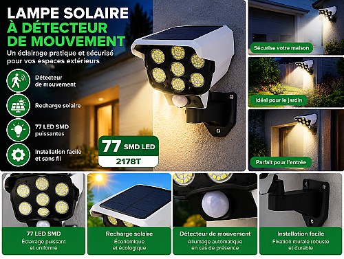 Lampe Solaire Extérieure